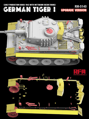 New! Sd.kfz.181 Tiger I Early/kursk 1943 1:35 Gris