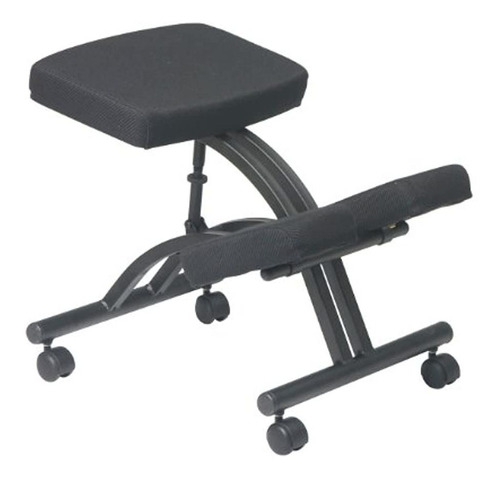 Silla De Rodilla De Diseño Ergonómico Negro