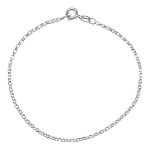 Pulsera Delgada Roll On Tradicional Plata Fina 925 + Caja