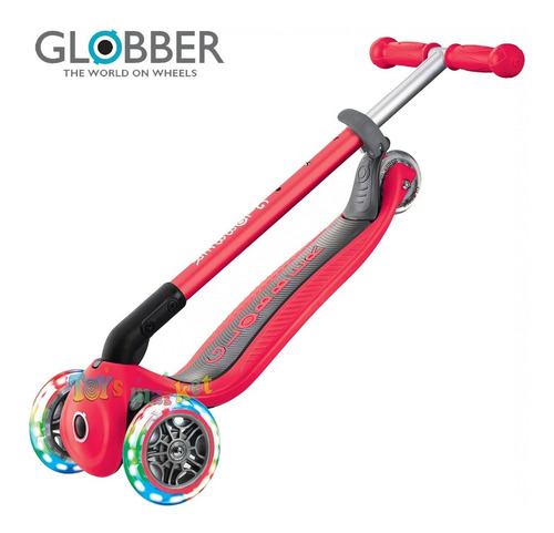Imagen 3 de 10 de Globber Primo Lights Monopatin De 3 Ruedas Con Luces