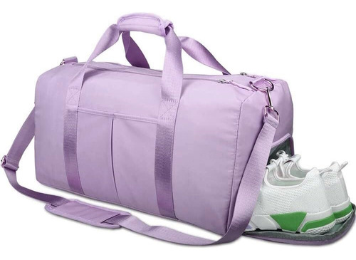 Bolso De Viaje Deporte Gym Con Compartimento Para Zapatos Y