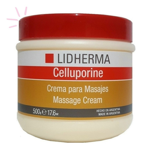 Celluporine X 500 Lidherma Crema Celulitis Masajes