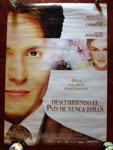 Poster Original Cine Descubriendo El País De Nunca Jamás