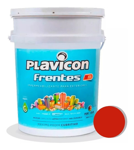 Frentes Xp Impermeabilizante 12 Kgs. Plavicon - Iacono