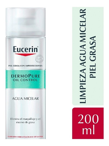 Agua Micelar | Piel Grasa | Eucerin Dermopure | 200ml