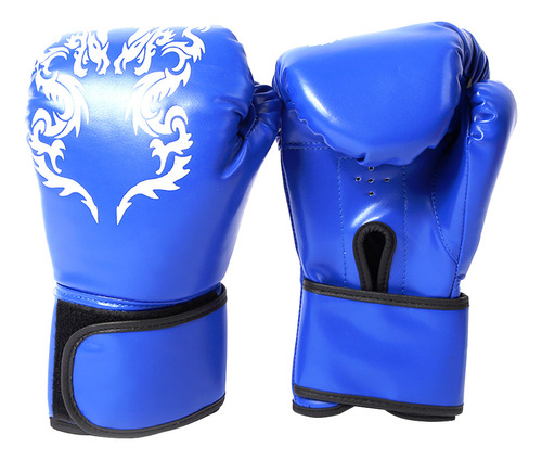 Guantes De Boxeo Protectores Azules Para El Entrenamiento Y