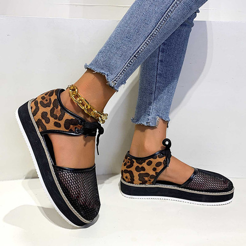 Sandalias Casuales Transpirables Para Mujer, Tela De Malla C
