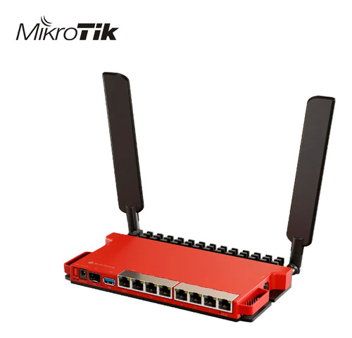Router Wireless Mikrotik 2.4ghz 2x4dbi 8 Puertos 1 Sfp 2.5g