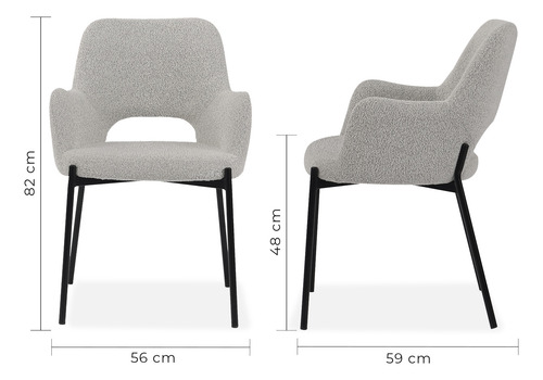 Set De 2 Sillas De Comedor 3038 Shcola