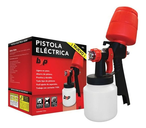 Pistola Para Pintura Y Esmaltes 450w 0.9l