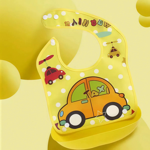 Baberos Para Bebés Con Estampado Animal, 8 Piezas