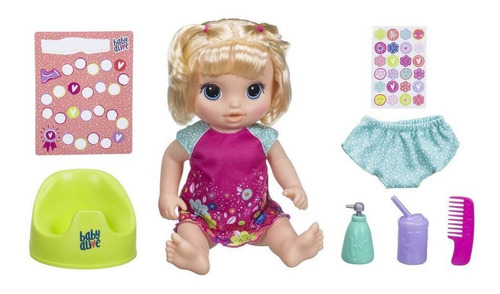 Baby Alive Bebe Va Al Baño 50 Sonidos Hasbro 