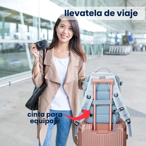 Mochila Notebook Impermeable Oficina Ejecutiva Facultad Usb Gris Liso