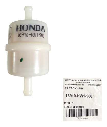 Imagem 1 de 3 de Filtro Combustível Universal Honda