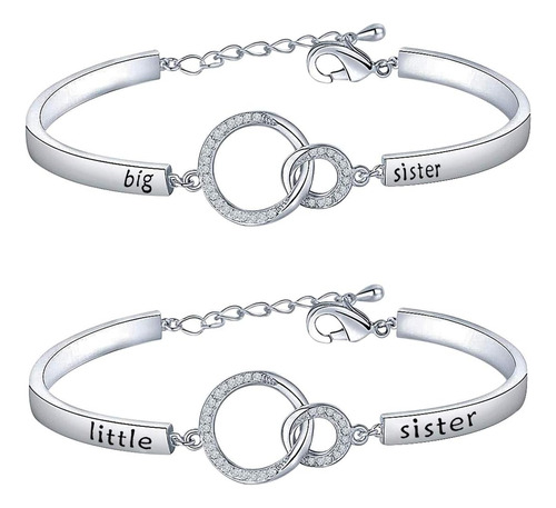 Bnql Sorority Big Sister Little Sister Juego De Pulseras Par