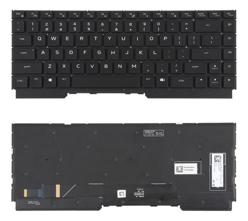 Us Version Backlit Keyboard For Dell Alienware M15 R5 R6 R7
