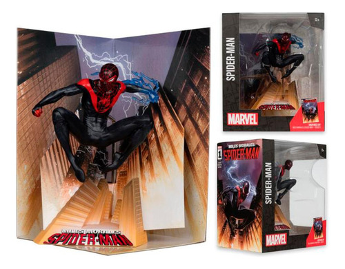 Spider-Man Miles Morales Marvel Comics a escala 1/10 McFarlane