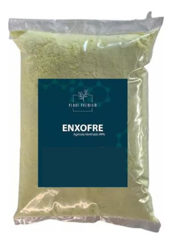 10 Kg Enxofre Agrícola Ventilado Teor 99% Adubo Fertilizante