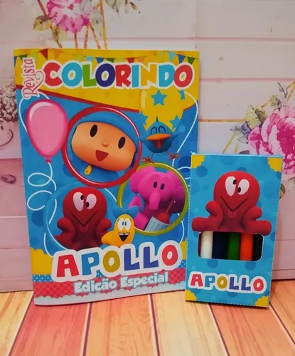 POCOYO - Revistinha de Colorir Personalizada