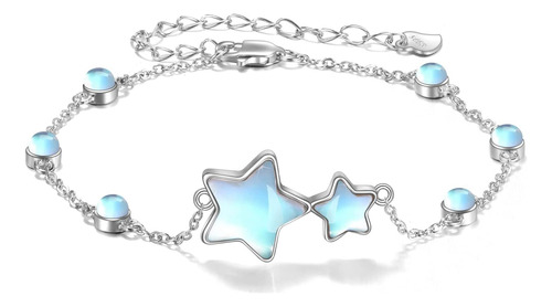 Tobillera De Estrella De Piedra Lunar Crmad Para Mujer, Tobi