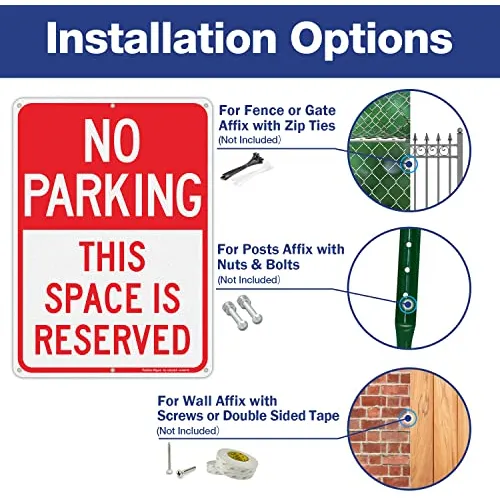 Señal De Prohibido Estacionar, Este Espacio Está Res...