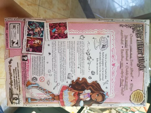 Boneca ever after high madeline hatter coberta de doce