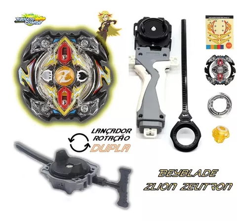 Beyblades Lançador e Grip Burst, lançador de corda de batalha com