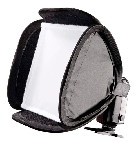Imagen 3 de 7 de Softbox 23x23 Cm Para Flash De Zapata Fotografia De Estudio