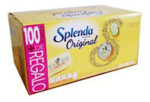 Endulzante Splenda Con 600 Sobres De 1 Gr