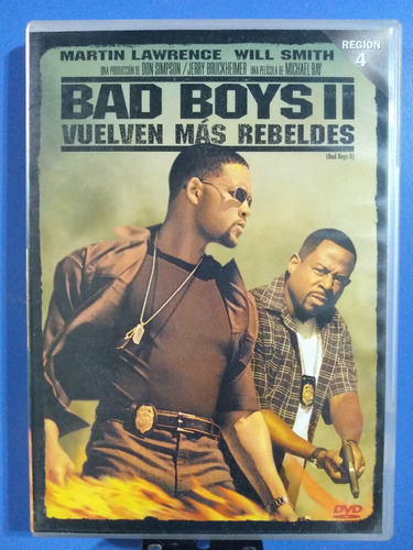 Bad Boys 2 Vuelven Mas Rebeldes Will Smith Dvd Original 