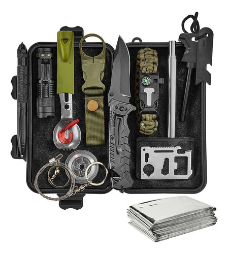 Kit De Supervivencia De Emergencia, 12 Piezas