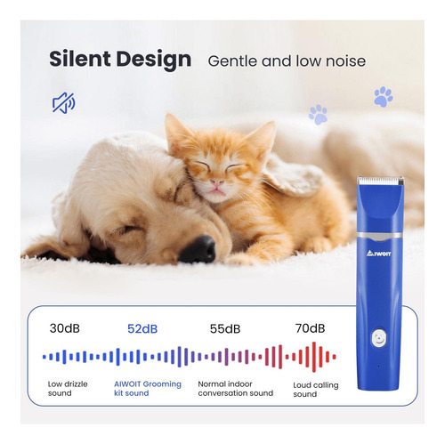 Aiwoit Clippers Para Perros Para Kit De De Depilación De 4 1