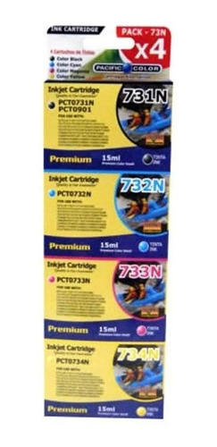 2 Pack Epson 73n Total 8 Tintas Pacific Color 73n C79 Fact.