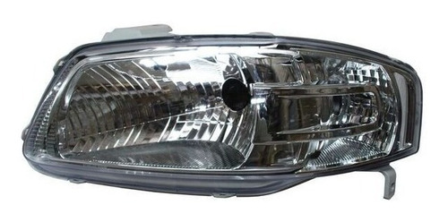 Faro Volkswagen Pointer 2008-2009 Fondo Cromado Izquierdo