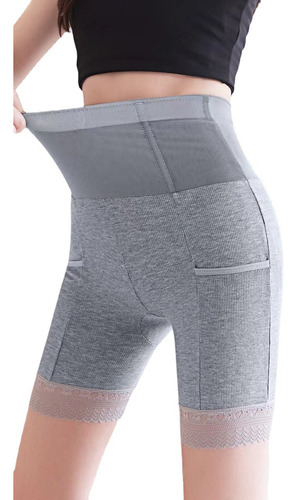 A! Pantalones De Seguridad De Algodón, Cintura Alta,