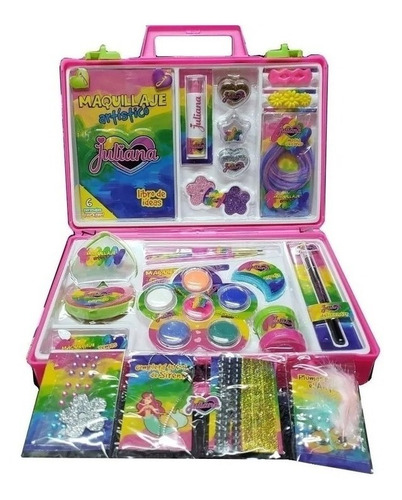 Valija Juliana Maquillaje Artistico Grande Juegos Y Juguetes