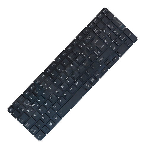 Teclado Para Toshiba Satellite S55t-b5158 Br S55t-b5165sm Br Cor Preto