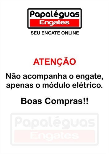 Modulo Instalação Elétrica Engate Reboque Fiat Grand Siena