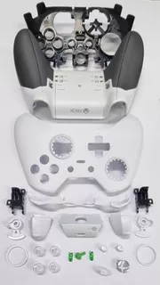 Carcaça Branco Completa P Controle Xbox One Elite Versão 1