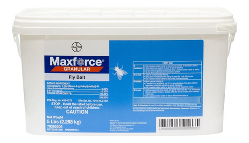 Maxforce Cebo Granulado Para Moscas Matamoscas 1 5 Libras Ba