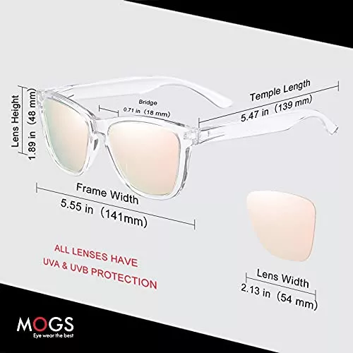 Mogs Gafas Polarizadas Para Hombres, Protección Uv Nsf2l