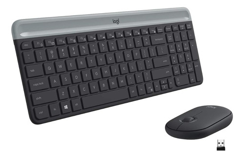 Kit Teclado Y Mouse Inalambrico Logitech Mk470 Slim Español