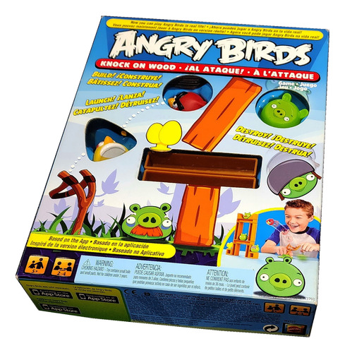 Angry Birds Knock On Wood Juego De Mesa (Usado)