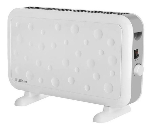 Calefactor Eléctrico Liliana Cng17 Blanco Y Gris Nuevo Gtia