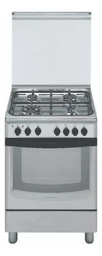 Cocina Ariston CX650S P1 a gas/eléctrica 4 hornallas  acero inoxidable 220V - 230V puerta con visor 56L