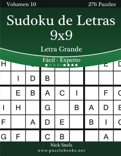 Libro: Sudoku De Letras 9x9 Impresiones Con Letra Grande - D