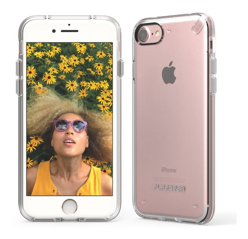 Funda Slim Shell Puregear Para iPhone 7/8 Transparente
