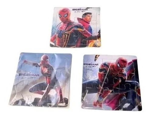 20 Rompecabezas Hombre Araña Spiderman Souvenirs