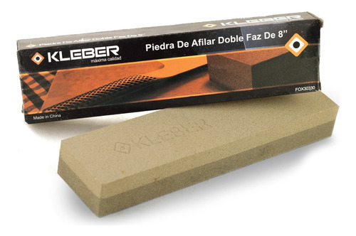 Piedra Para Afilar Doble Faz 8'' Kleber