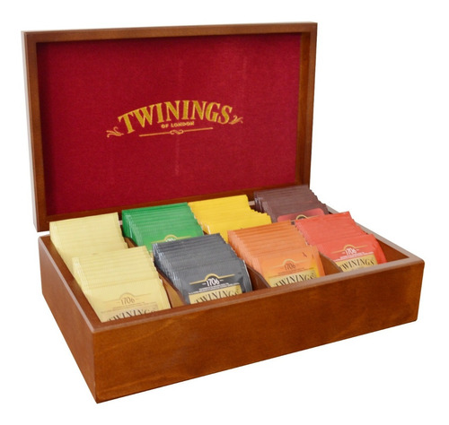 Caja Madera Té Twinings Con 80 Bolsitas. Envío Gratis